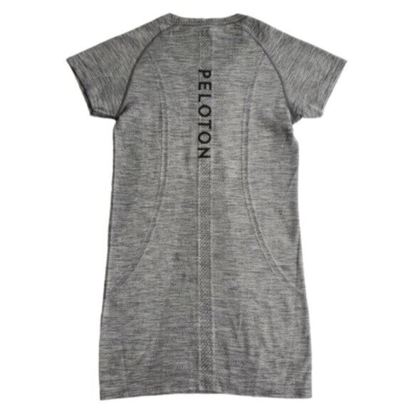 Lululemon x Peloton Heathered Grey Crew Neck Swiftly Tech Top Size 4 - Picture 2 of 9